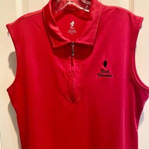 Jofit Cherry Red Sleeveless Top XL